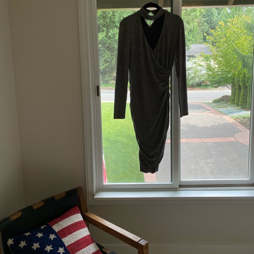 Bardot fitted knit dress